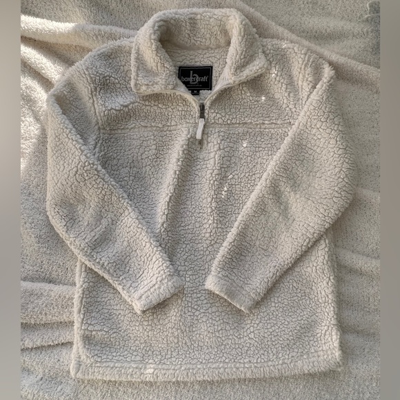 boxercraft Sweaters - White Quarter Zip